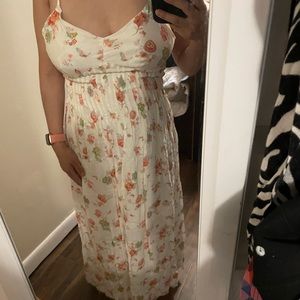 LC Lauren Conrad long flowery dress